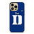 DUKE BLUE DEVILS LOGO BASKETBALL NIKE iPhone 14 Pro Max Case