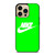 NIKE LOGO IN GREEN iPhone 14 Pro Max Case