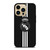REAL MADRID FC LOGO BLACK WHITE iPhone 14 Pro Max Case