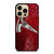 TESLA RED WATER EMBLEM iPhone 14 Pro Max Case