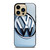 VW VOLKSWAGEN EMBLEM SILVER iPhone 14 Pro Max Case