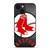 BOSTON RED SOX BASEBALL METAL LOGO iPhone 14 Plus Case