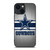 DALLAS COWBOYS NFL LOGO SILVER CARBON iPhone 14 Plus Case