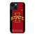 IOWA STATE CYCLONES INITIAL UNIVERSITY TEAM LOGO iPhone 14 Plus Case