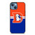 DENVER BRONCOS HORSE WHITE LOGO iPhone 13 Case