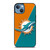 MIAMI DOLPHINE LOGO MASCOT iPhone 13 Case
