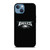 PHILADELPHIA EAGLES LOGO BLACK iPhone 13 Case