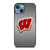 WISCONSIN BADGER EMBLEM iPhone 13 Case