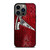 TESLA RED WATER EMBLEM iPhone 13 Pro Case