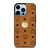 MCM WORLD WIDE BROWN LEATHER EMBLEM iPhone 13 Pro Max Case