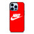 NIKE LOGO IN RED iPhone 13 Pro Max Case