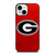 GEORGIA BULLDOGS INITIAL iPhone 13 Mini Case