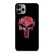 THE PUNISHER SKULL RED BLUE ARTWORK iPhone 11 Pro Max Case THE PUNISHER SKULL RED BLUE ARTWORK iPhone 11 Pro Max Case