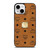 MCM WORLD WIDE BROWN LEATHER EMBLEM iPhone 13 Mini Case
