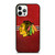 CHICAGO BLACK HAWKS RED LOGO iPhone 12 Pro Case