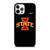 IOWA STATE FOOTBALL BLACK WALLPAPER iPhone 12 Pro Case