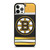 NHL BOSTON BRUINS LOGO iPhone 12 Pro Case