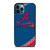 ATLANTA BRAVES ICON BALL BASEBALL iPhone 12 Pro Max Case