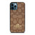COACH NEW YORK PATTERN BROWN iPhone 12 Pro Max Case