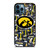 IOWA HAWKEYES COLLAGE FOOTBALL iPhone 12 Pro Max Case