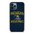 MICHIGAN WOLVERINES FOOTBALL HELMET iPhone 12 Pro Max Case