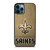 NEW ORLEANS SAINTS LOGO AND BACKGROUND iPhone 12 Pro Max Case