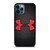 UNDER ARMOUR BLACK SYMBOL RED iPhone 12 Pro Max Case
