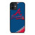ATLANTA BRAVES ICON BALL BASEBALL iPhone 12 Mini Case