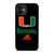 MIAMI HURRICANES ADIDAS iPhone 12 Mini Case