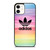 ADIDAS SHOES LOGO RAINBOW iPhone 12 Case