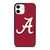 ALABAMA CRIMSON TIDE INITIAL iPhone 12 Case
