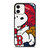 BOSTON RED SOX BASEBALL SNOOPY iPhone 12 Case