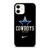 DALLAS COWBOYS BLACK NIKE iPhone 12 Case