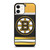 NHL BOSTON BRUINS LOGO iPhone 12 Case