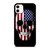 AMERICAN FLAG SKULL METAL iPhone 11 Case