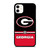 GEORGIA BULDOGS STRIPS iPhone 11 Case