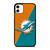 MIAMI DOLPHINE LOGO MASCOT iPhone 11 Case