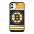 NHL BOSTON BRUINS LOGO iPhone 11 Case