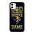 NOTRE DAME FIGHTING GOD COUNTRY iPhone 11 Case