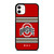 OHIO STATE BUCKEYES UNIVERSITY FOOTBALL LOGO iPhone 11 Case