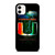 UM MIAMI HURRICANES NFL THUNDER iPhone 11 Case