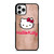 HELLO KITTY FACE WOOD iPhone 11 Pro Case
