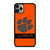 CLEMSON TIGERS UNIVERSITY PAW LOGO iPhone 11 Pro Max Case