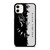 BLACK PANTHER BLACK WHITE FAN ART iPhone 11 Case