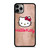 HELLO KITTY FACE WOOD iPhone 11 Pro Max Case