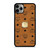 MCM WORLD WIDE BROWN LEATHER EMBLEM iPhone 11 Pro Max Case