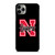 NEBRASKA HUSKERS UNIVERSITY FOOTBALL TEAM LOGO iPhone 11 Pro Max Case