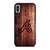ATLANTA BRAVES LOGO WOOD INITIAL iPhone X / XS Case
