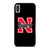 NEBRASKA HUSKERS UNIVERSITY FOOTBALL TEAM LOGO iPhone X / XS Case
