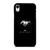 FORD MUSTANG LOGO BLACK iPhone XR Case FORD MUSTANG LOGO BLACK iPhone XR Case